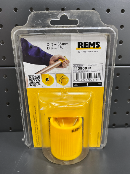 Наружный/внутренний гратосниматель Rems RAG  3 - 35 - универсальный высококачественный наружный/внутренний гратосниматель для труб диаметром 3 – 35 мм (⅛ – 1⅜").