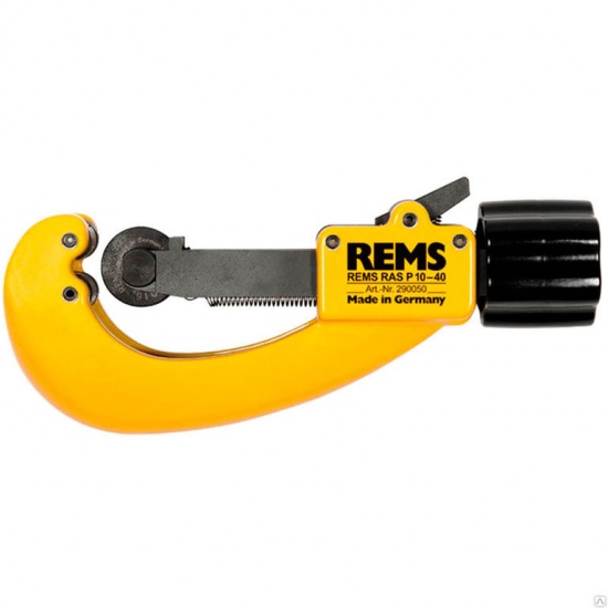 Ручной труборез Rems RAS P до 160 - это прочный высококачественный инструмент для резки пластиковых и металлопластиковых труб диаметром ½ – 6" (10 – 160 мм).
